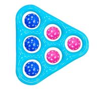 Inflatable Pool Game - 40.55in Floating Pool Toys | Poòl Ğame Set | Toss Game for Kids Teens & Adults, PVC Triangle Target Set for Family Summer Party Beach Yard Camping