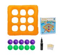 Inflatable Pool Games - Interactive Water Toy Set, Fun Size with Floating Balls, Compact PVC Material, Easy Play Design, for Family Friends Teens Backyard Beach Summer Party