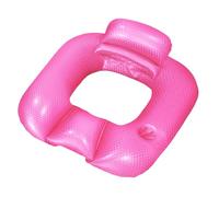 Inflatable Pool Lounger, Floating Water Raft with Backrest 35.43x31.5x15.75 inches, Comfortable Air Lounge Float for Summer Relaxation, Beach Lake River Backyard Poolside Leisure Use