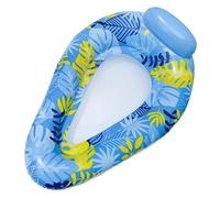 Inflatable Pool Raft, Swimming Mat Hammock Lounge, Tanning Floats, Adult & Kid Float, Water Party Accessory, Comfortable Lounge, Beach Lake Backyard, 57×37×17-inch