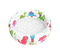 Inflatable Pool Round 3 Ring Heavy Duty Above Ground Swimming Water Fun Bathtub Garden