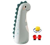 Inflatable Punching Bag - Boxing Exercise with Gloves and Pump