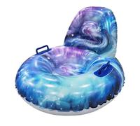 Inflatable Snow Tube Heavy Duty Cold-Resistant Sleds Ergonomic | Family Outdoor Winter Sledding for Sports Beach Park Backyard Garden Skating Skiing Rescue Sand Holiday Outdoors