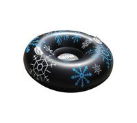Inflatable Snow Tube - PVC Double Handle Sled, 35.43in Heavy Duty, Kids Sledding Tire | Winter Skiing Game, Iced River Activity, Women Men Friends, Boys Girls Christmas Fun