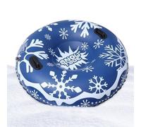 Inflatable Snow Tube Sled, Thickened Snow Ring Tube for Outdoor Winter Fun, Sturdy Inflatable Sledding Ring with Comfortable Handles, Easy Slide Feature for Pools Beaches, Winter Party
