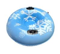 Inflatable Snow Tube Sled, Thickened Snow Ring Tube for Outdoor Winter Fun, Sturdy Inflatable Sledding Ring with Comfortable Handles, Easy Slide Feature for Pools Beaches, Winter Party