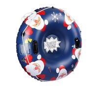 Inflatable Snowboard Sledding Tube, Heavy Duty PVC Snow Sled with Handles