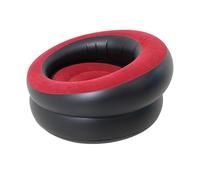 Inflatable Sofa Chair, Blow Up Chairs Lazy Sofa, Textured Flocking Camping Furniture for Movie Night, Bedroom, Living Room, Dorm Room, Outdoor, Indoor, Garden, Portable Air Lounge Seat