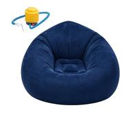 Inflatable Sofa, Lightweight Washable Folding Couch with Comfortable | Portable Inflatable Chair for Living Room, Bedroom, Patio, Garden, Camping, Travel and Movie Nights