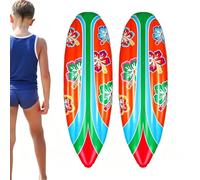 Inflatable Surf Board | 2 Pieces Portable Water Toy | Surf Board for Kids | for Party Decoration Pool Beach Water Backyard Outdoor Summer