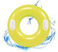 Inflatable Swim Tube - Durable Reinforced Grip Handles, High Buoyancy Floating Ring, Summer Pool Water Activity, Seaside Vacation Accessory, Portable Outdoor Beach Equipment | for Adults