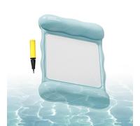 Inflatable Water Hammock Float Foldable Lounge-Raft Seat Portable Design, Sunbathing Relaxation Support Tool, Lightweight Swimming Pool Accessory, Beach River Floating Chair Device, Summer Leisure Rec