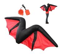 Inflatable Wings - Rainbow Blow-Up Cosplay Unisex Rainbow Wings Costume