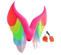 Inflatable Wings - Rainbow Blow-Up Cosplay Unisex Rainbow Wings Costume