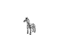 Inflatable Zebra Party Decoration Black-White 60x55x25cm Taille Unique