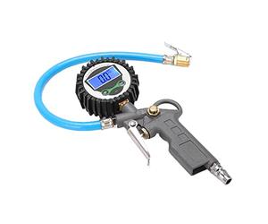 Inflateur des Pneus Numériques avec Manomètre et Fonction Intégrée, Zinc Oy, Rétro-éclairage 0-230 Psi