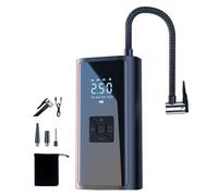 Inflateur des pneus numériques - compresseur automatique à haute pression, Pompe à air électrique | Affichage LCD de pompe gonflable rechargeable, lumière LED d'urgence, réglage PSI précis pour les vé
