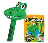 Inflatimals - Crocodile de Deluxebase. Ballon Gonflable géant en Forme d'animal. Jouet Cadeau pour Enfants ou décoration pour fête d'anniversaire