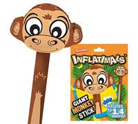 Inflatimals - Singe de Deluxebase. Ballon Gonflable géant en Forme d'animal. Jouet Cadeau pour Enfants ou décoration pour fête d'anniversaire
