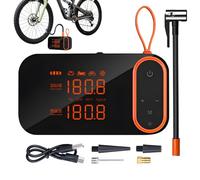 Inflation de pneu de moto, gonfleur de pneu portable,Pompe à air de voiture de 130 psi Longes | Dispositif d'inflation de pneu automatique Électrique haute tension pour mo