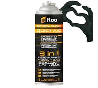 INfloo Quick A/C 3-en-1 R1234yf - Gaz + Huile + Scellant - Fluide réfrigérant 185g pour climatisation automobile à partir de 2017
