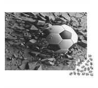 Influence du Football Puzzle 1000 Pièces avec Découpe Précise, Jeu De Puzzle Classique Concentration Training Puzzle pour Un Tableau À Encadrer, Superbe Idée Cadeau 70x50cm/1000pcs