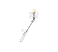 T'nB Mini perche à selfie Influence Pro Bluetooth 2 en 1, éclairage LED - Blanc