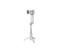 INFLUENCE PRO - Mini perche selfie avec trepied et stabilisateur pivotant a 360 a distance - blanc