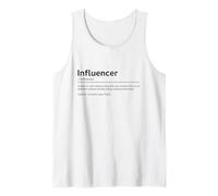 Influenceur (Description du Dictionnaire de médias Sociaux Amusant) Débardeur