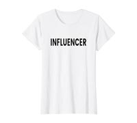 Influenceur T-Shirt Graphique avec Valeur