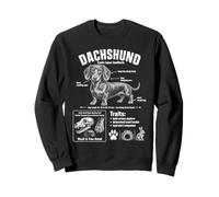 Info Chien Teckel Anatomie Parfum Chien Sweatshirt