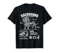 Info Chien Teckel Anatomie Parfum Chien T-Shirt
