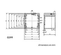 Info Games Coffret Etanche En Abs - Gris Fonce ?