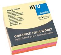Info Notes 75x75 Mélange Brill