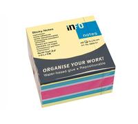 Info Notes 75x75mmMix de couleurs450BL 664345