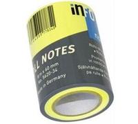 Info notes info notes note repositionnable roll notes, 1 rouleau, jaune noir G