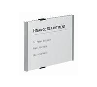 Durable Info Sign Acrylique, Aluminium Argent Argent G