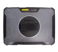 InfoCase - Coque de protection pour tablette / terminal de paiement - robuste - avec sangle de main rotative - polycarbonate, polyuréthanne thermoplastique (TPU) - clair - pour Zebra ET60, ET65 G