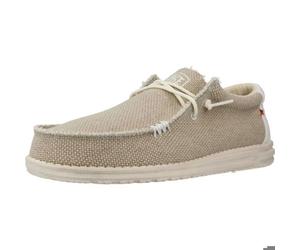 Informales Hombre Modèle Chaussure Hey Dude Modèle Wally Braided - Coleur Beige 44