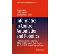 Informatics In Control, Automation And Robotics