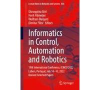 Informatics In Control, Automation And Robotics