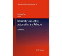 Informatics In Control, Automation And Robotics