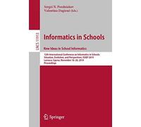 Informatics In Schools. New Ideas In School Informatics