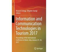 Information And Communication Technologies In Tourism 2017