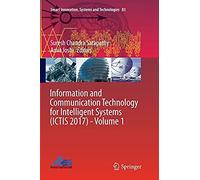 Information And Communication Technology For Intelligent Systems (Ictis 2017) - Volume 1