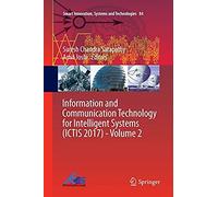 Information And Communication Technology For Intelligent Systems (Ictis 2017) - Volume 2