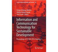Information And Communication Technology For Sustainable Development