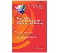 Information Assurance And Security Education And Training