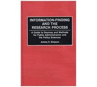 Information-Finding And The Research Process
