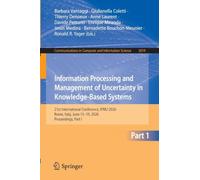 Information Processing and Management of Uncertainty in Knowledge-Based Systems: 21st International Conference, IPMU 2026, Rome, Italy, June 15-19, 2026, Proceedings, Part I